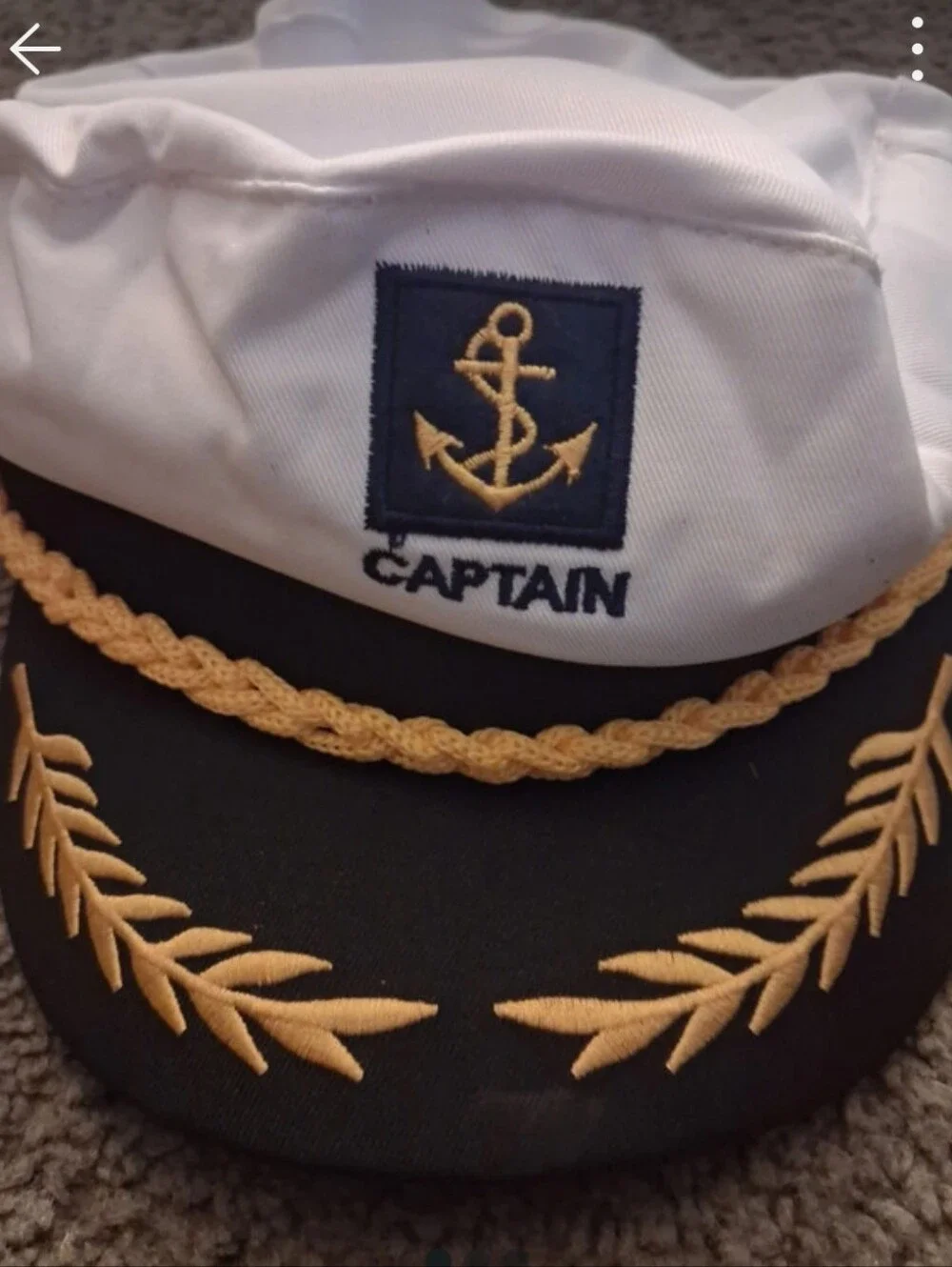 Adorable Captains Hat.